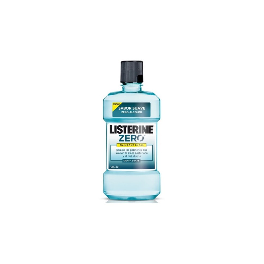 Listerine Zero Alcohol Mouthwash Soft Mint 500ml