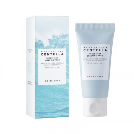 Skin1004 Madagascar Centella Hyalu Cica Sleeping Pack naktinė gelinė veido kaukė 30 ml