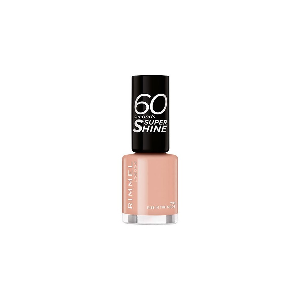Rimmel 60 Seconds Super Shine 708 Kiss In The Nude
