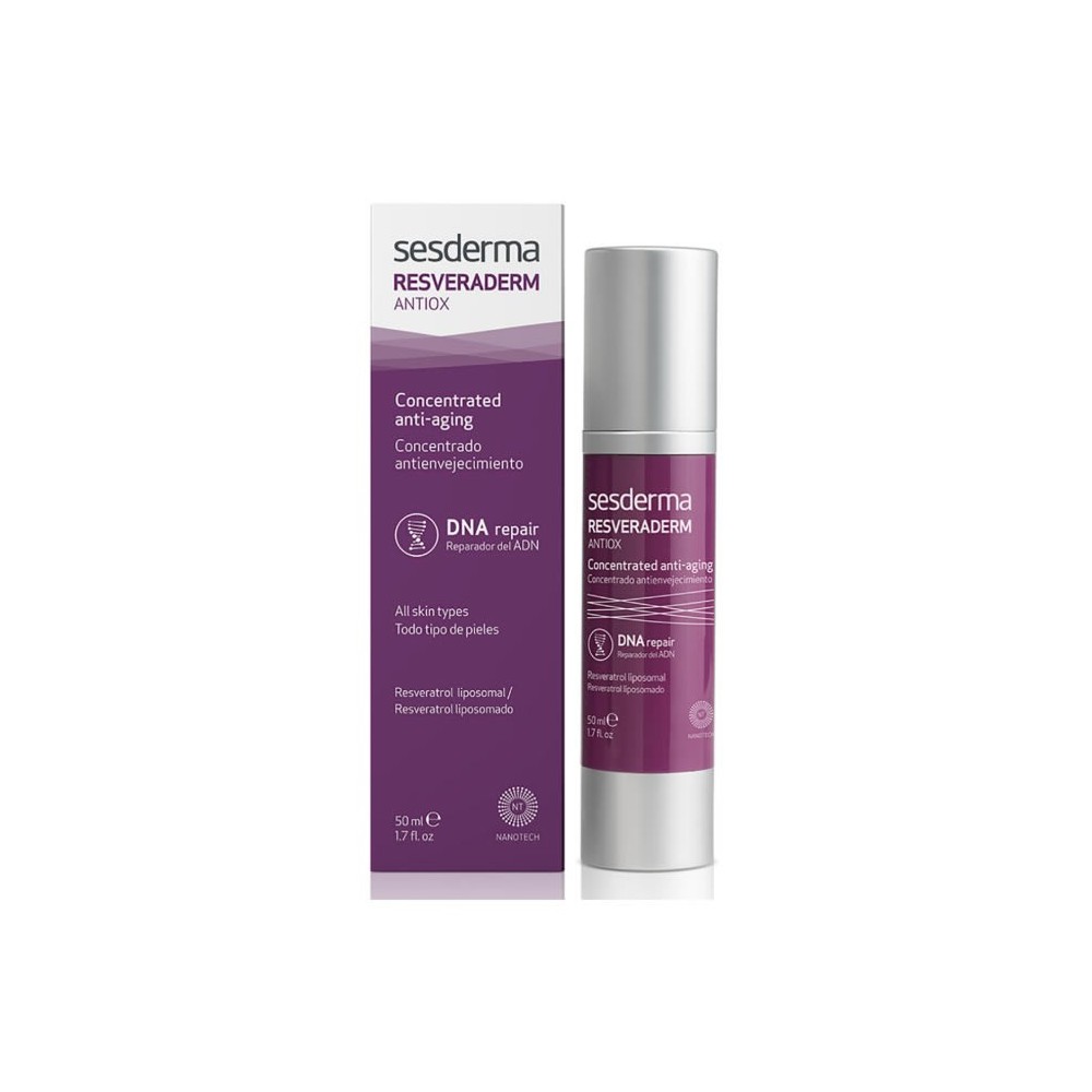 Sesderma Resveraderm Antiox Concentrated Anti Aging drėkinamasis veido kremas 50ml