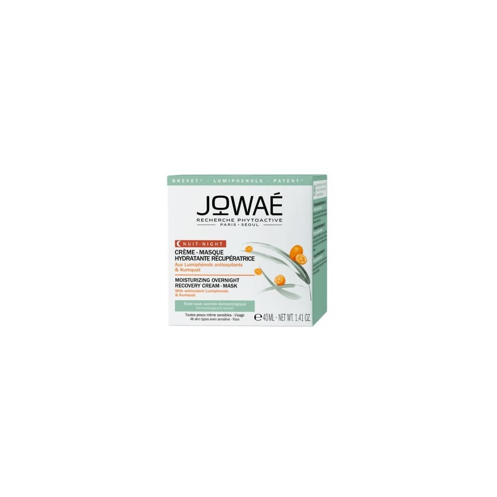 "Jowaé" drėkinamoji naktinė atkuriamoji kreminė kaukė 40ml