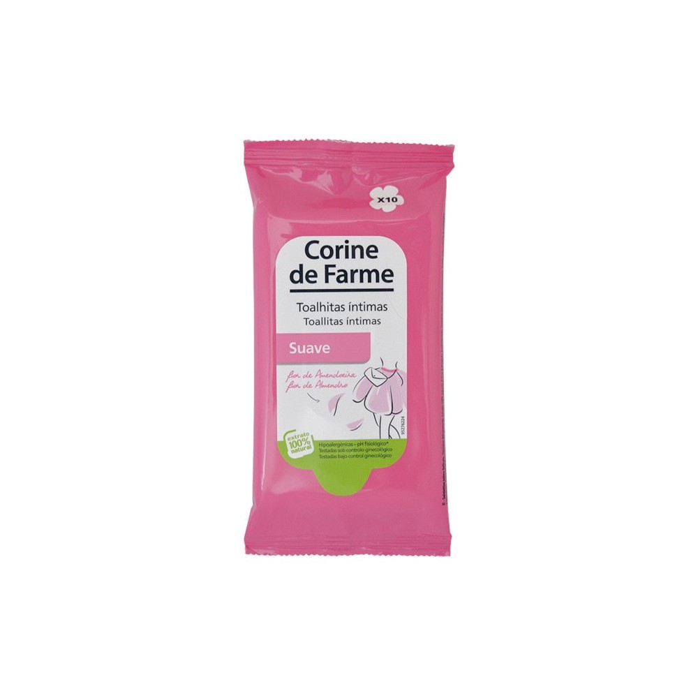 Corine de Farme Suave Intimate Wipes 10 Units