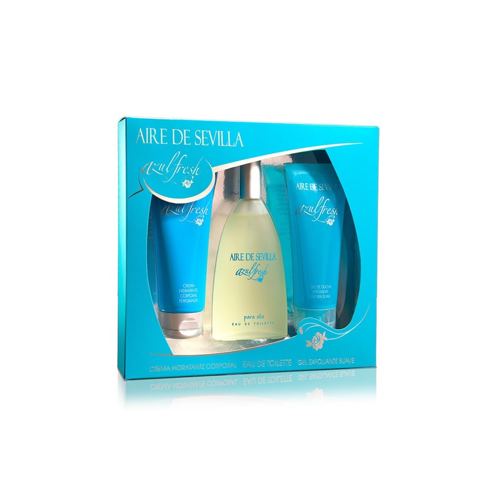 Aire De Sevilla Azul Fresh Eau De Toilette Spray 150ml Set 3 Piezas