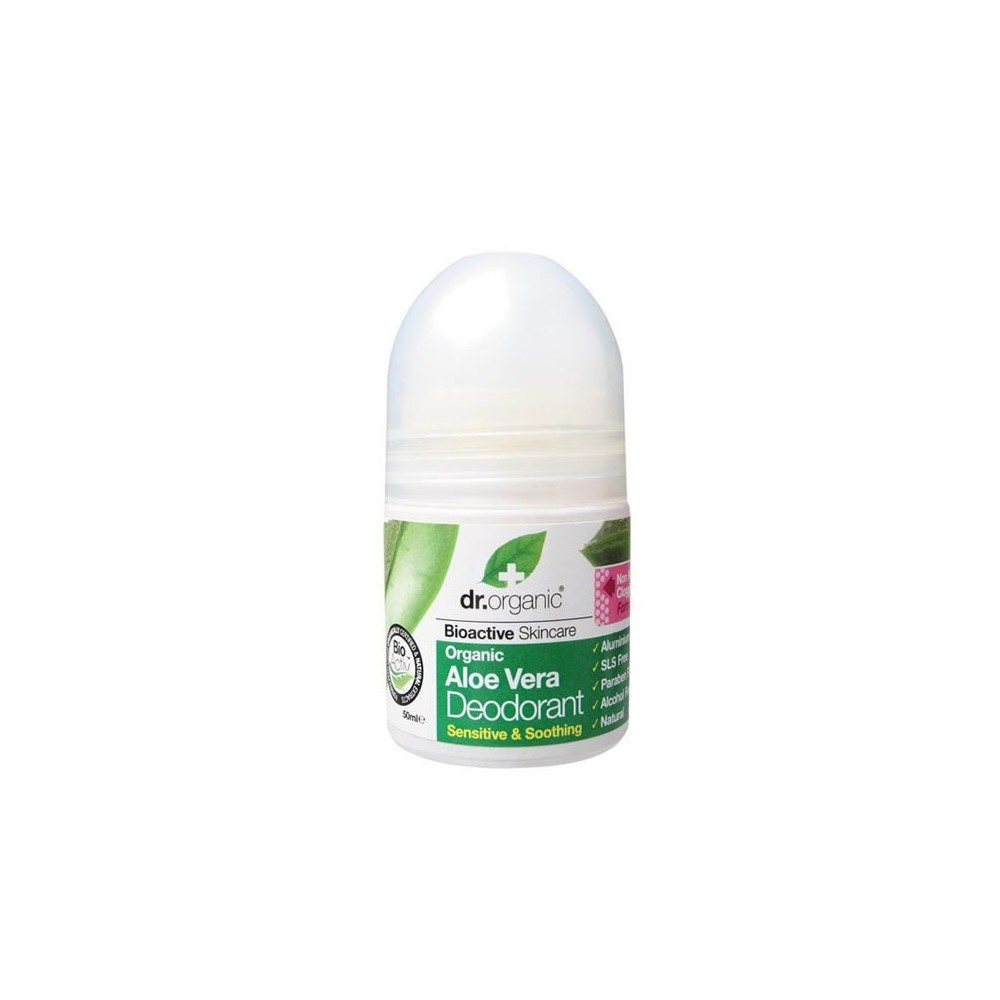 Dr Organic Aloe Vera Deodorant Roll On 50ml