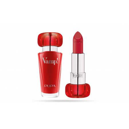 Pupa, Vamp!, Paraben-Free, Volume, Cream Lipstick, 202, Lovely Cherry, 3.5 g