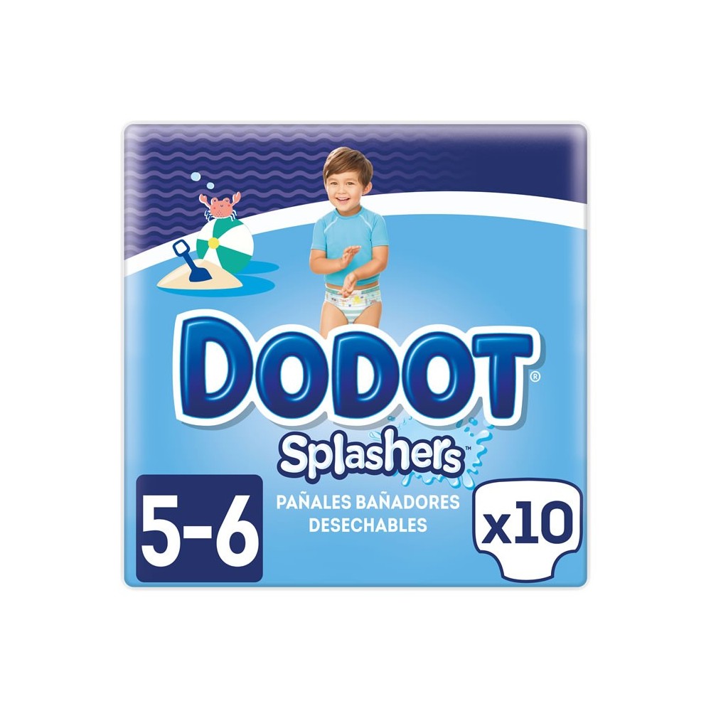 Dodot Splashers Sauskelnės T-5 10 vienetų