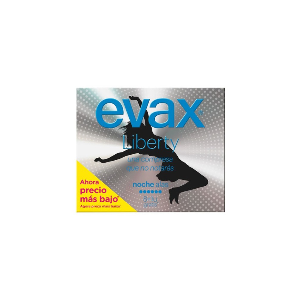 Evax Liberty Night Normal With Wings Sanitary Towels 12 Units