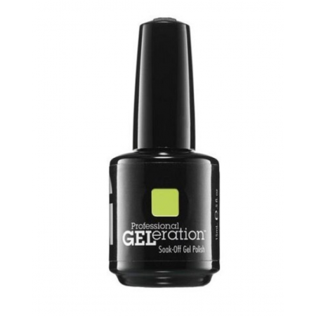 Jessica, GELeration Colours, Semi-Permanent Nail Polish, GEL-1143, Green, 15 ml