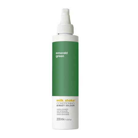 Milk Shake, Direct Colour, Ammonia-Free, Hair Colour Conditioner,  Emerald Green, 200 ml