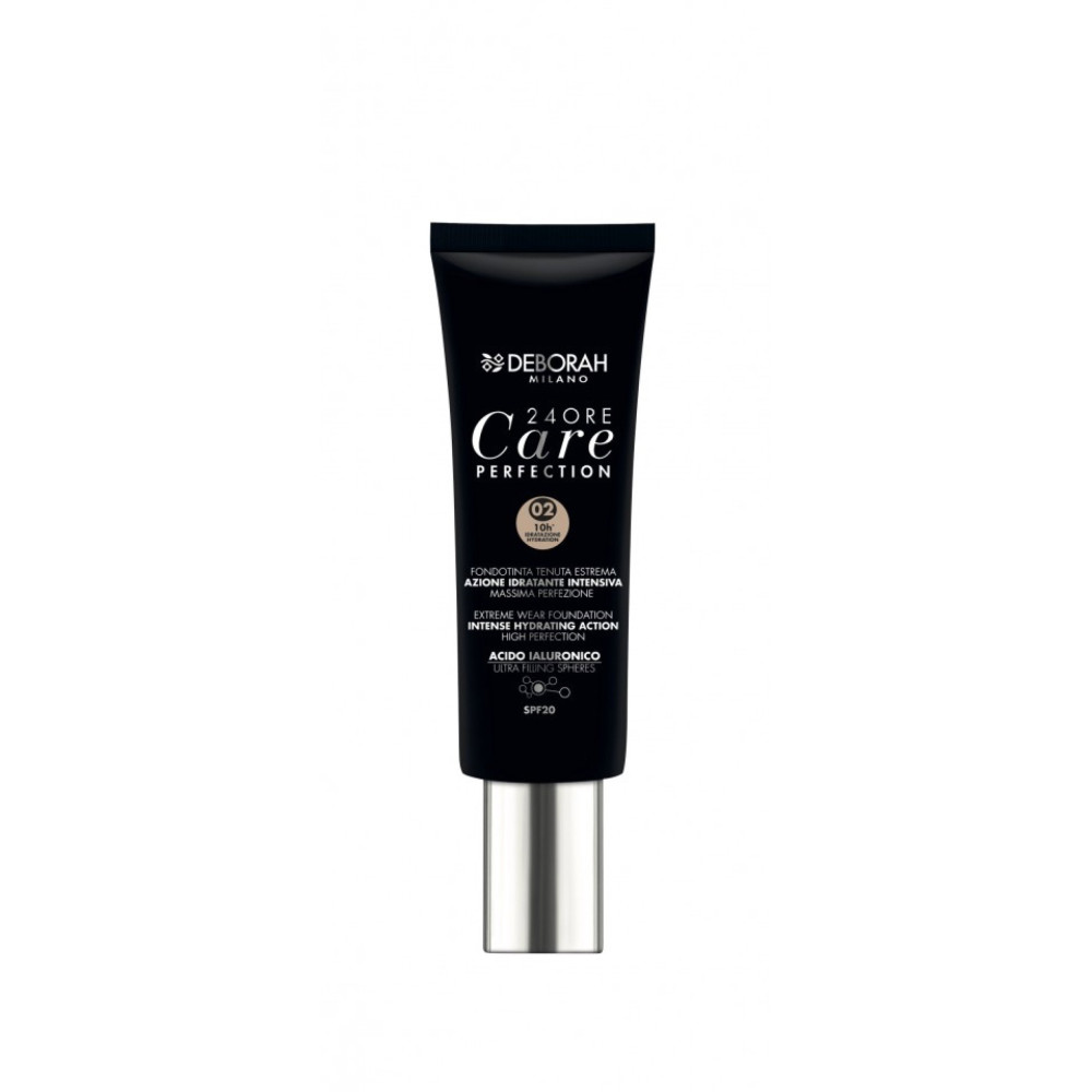 Deborah, 24 Ore Care Perfection, Hydrating, Liquid Foundation, 02, Beige, SPF 20, 30 ml *Tester
