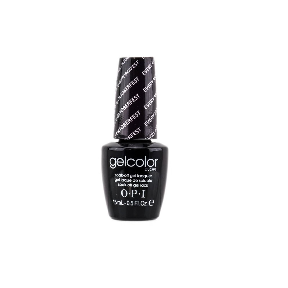 Opi, Gel Color, Semi-Permanent Nail Polish, GC G18, Every Month Is Oktoberfest, 15 ml *Tester