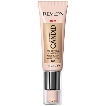 Revlon, PhotoReady Candid, Natural Finish, Cream Foundation, 260, Chai, 22 ml
