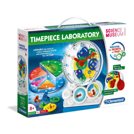 Clementoni, Clock How Is Work, Construction Set, 61763, Unisex, 8+ years