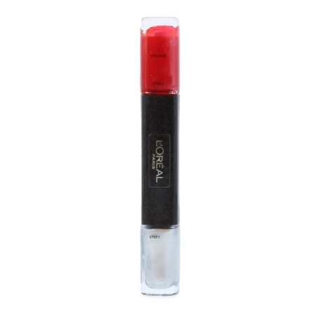 L'Oreal Paris, Infallible, Gel-Effect, Nail Polish 2-In-1, MTX 027, Orange, 2 x, 5 ml