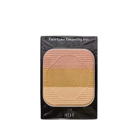 Shiseido, Face Color Enhancing Trio, Non-Comedogenic, Blushing/Sculpting & Harmonizing, Face Palette, Rd1, Apple, 3 Shades, 7 g 