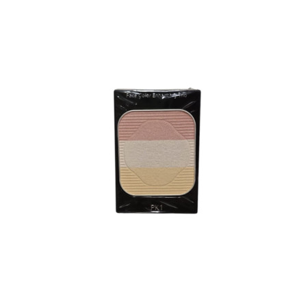 Shiseido, Face Color Enhancing Trio, Non-Comedogenic, Blushing/Sculpting & Harmonizing, Face Palette, Pk1, Lychee, 3 Shades, 7 g