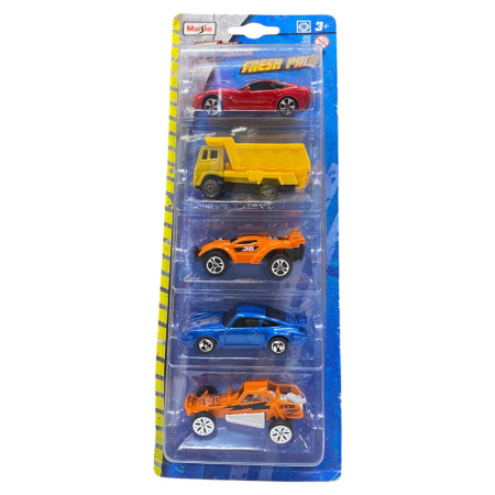 Set, Maisto, Fresh Metal, Assorted, Toy Car, 5 pcs