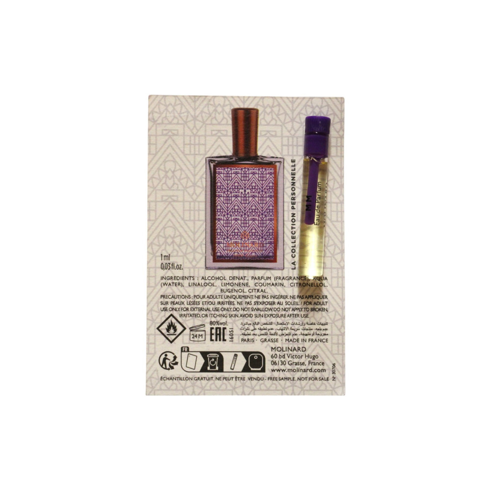 Molinard, Collection Personnelle - MM, Eau De Parfum, Unisex, 1 ml *Vial