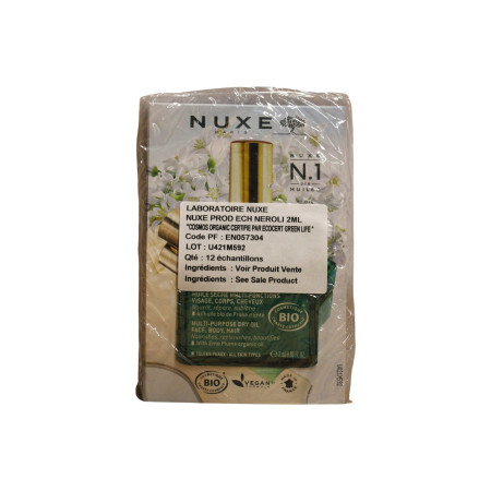 Set Duo, Nuxe, Huile Prodigieuse Multi-Purpose Neroli, Hydrating & Repairing, Body Oil, For Body, Face & Hair, 2 pcs, 12 ml *Sam