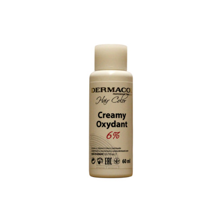 Dermacol, Professional Hair Color, Bleaching, Hair Oxidant Cream, 6%, 60 ml