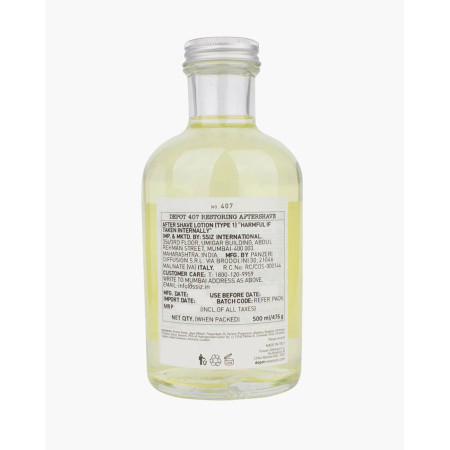Depot, 400 Shave Specifics No. 407, Pro-Vitamin B5, Restoring & Refreshing, After-Shave Lotion, 500 ml