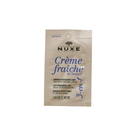 Set Duo, Nuxe, Creme Fraiche de Beaute, Hydrating 48H, Cream, For Face, 2 pcs, 12 ml *Sample