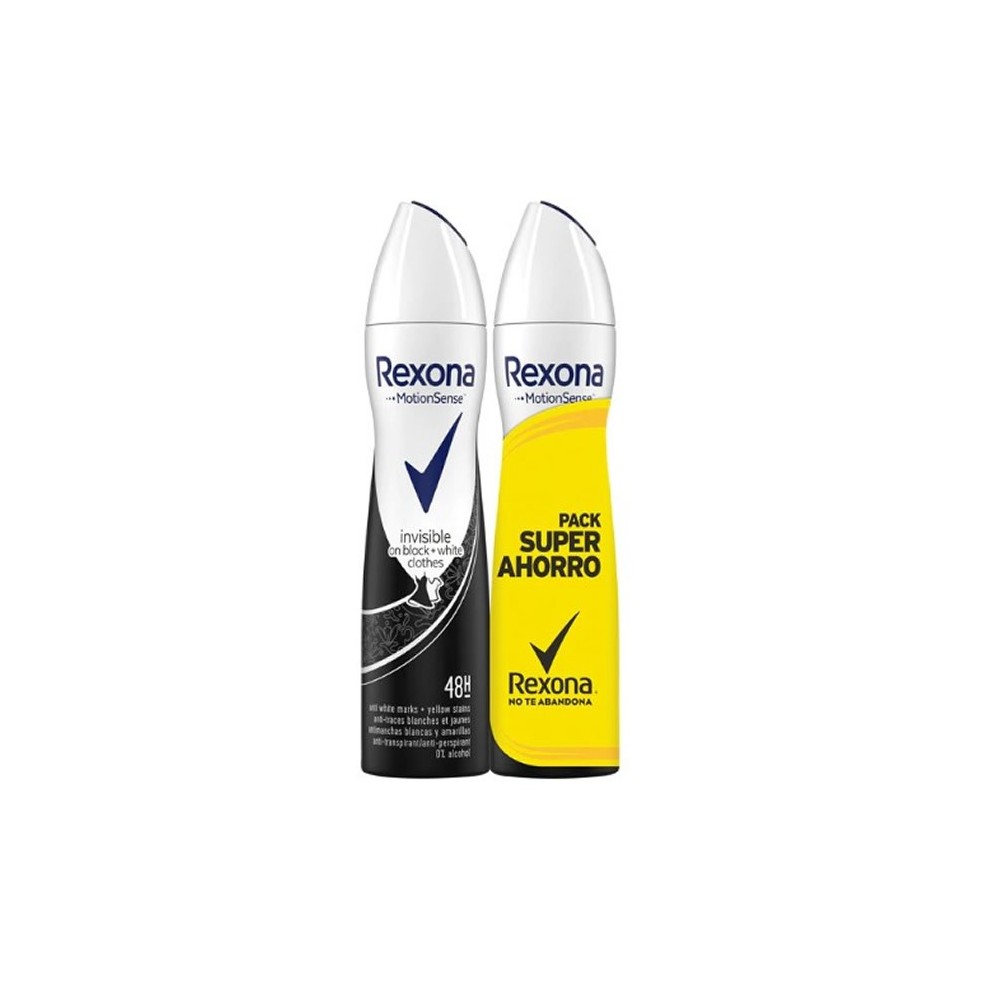 Rexona Deodorant Motion Sense Invisible On Black&White Clothes Spray 2x200ml