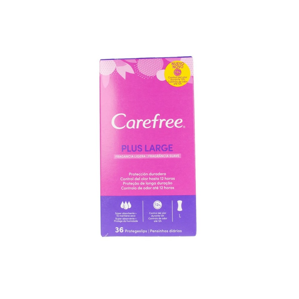 "Carefree Plus" įklotai 36 vienetai