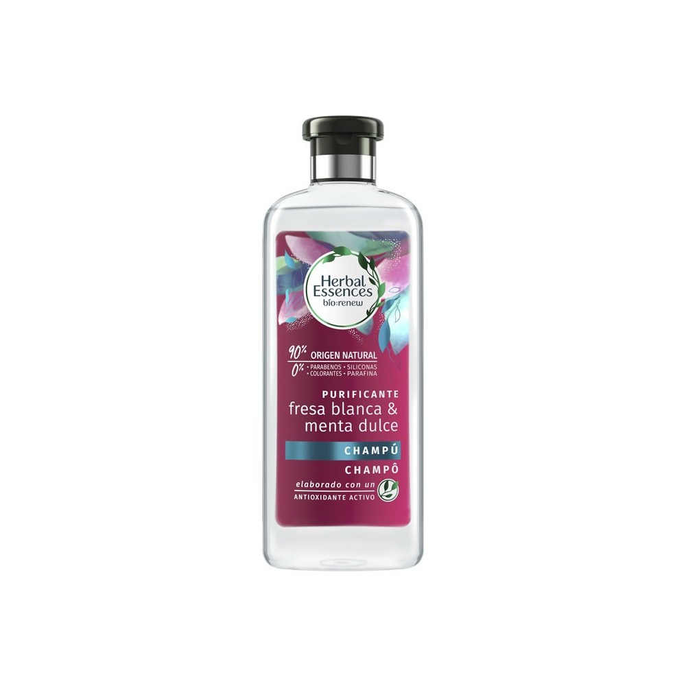 "Herbal Essences" braškių ir saldžiųjų mėtų šampūnas "Clean" 400ml