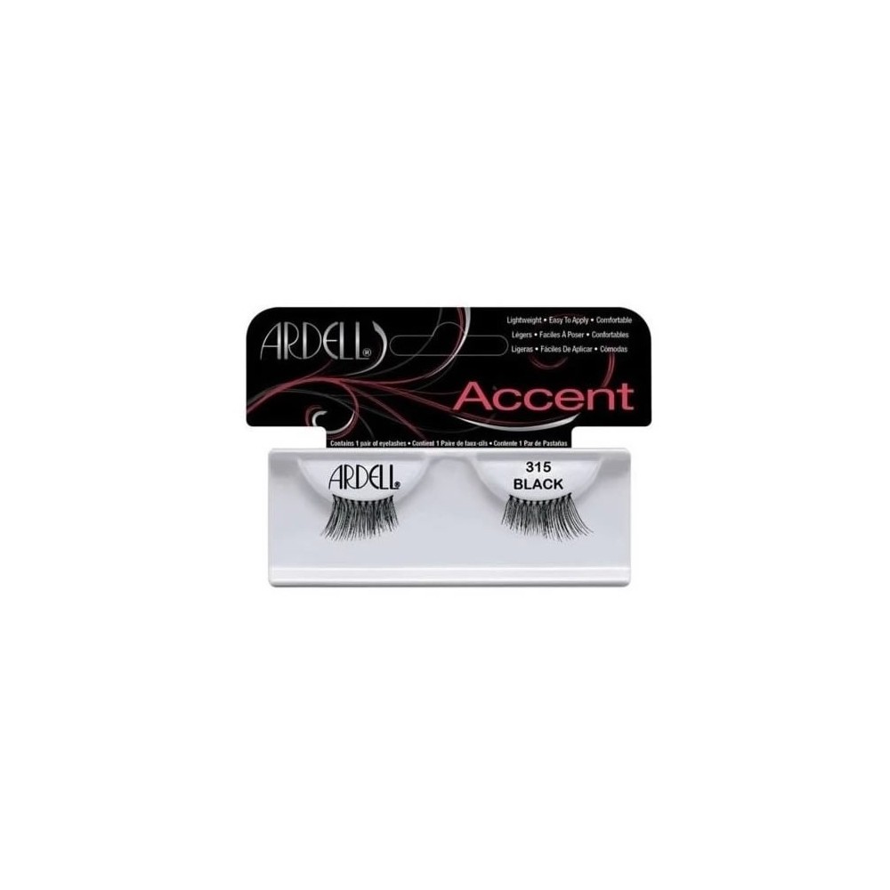 Ardell Accent Lashes 315 Black Klijuojamos blakstienos