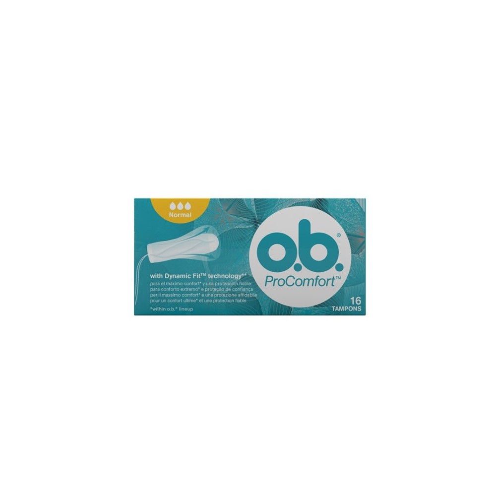 O.B Pro Comfort Normal Tampons 16 Units