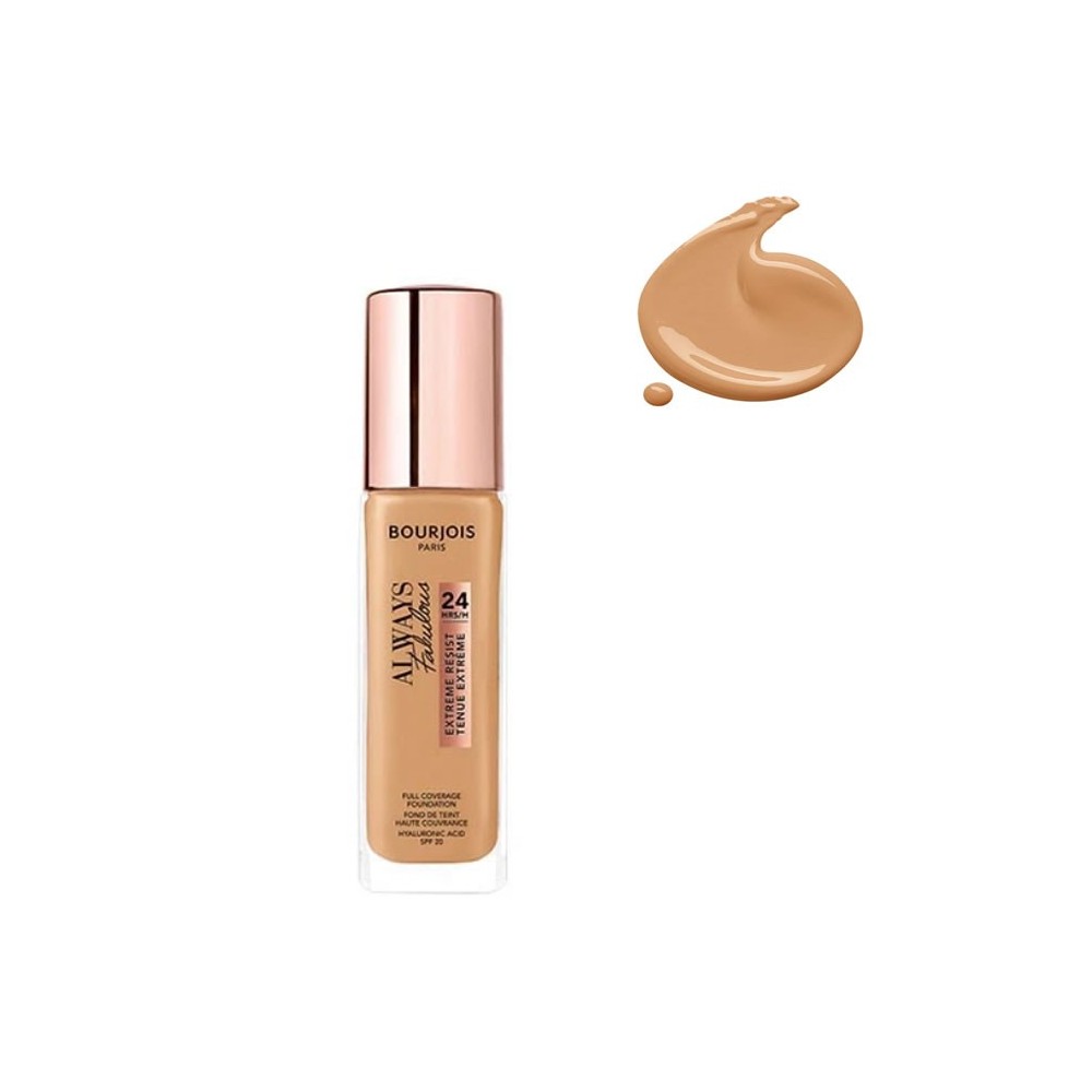 Bourjois Always Fabulous Foundation 24H Spf20 410 Golden Beige Skystas makiažo pagrindas 30ml