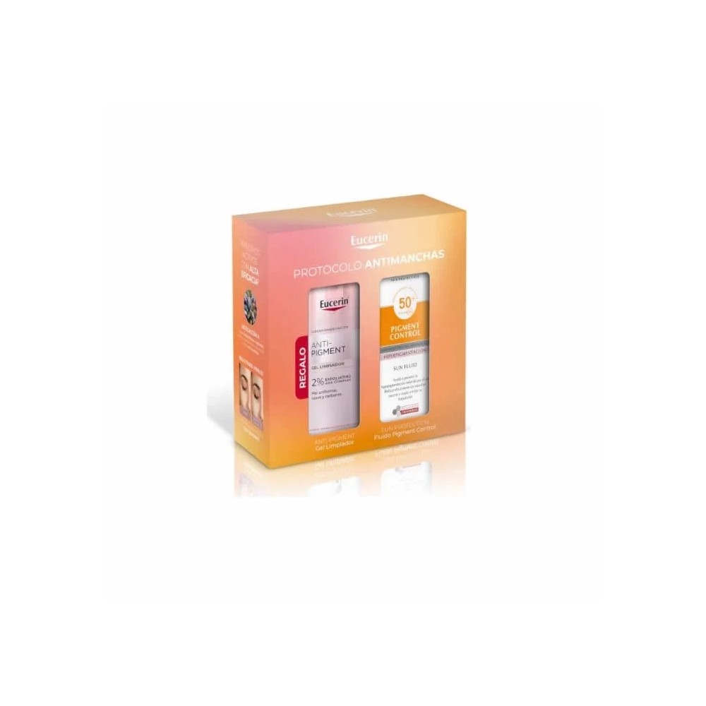Eucerin Sun Protection Fluid Pigment Control Spf50 Hyperpigmentation Skins 50ml Set 2 Pieces