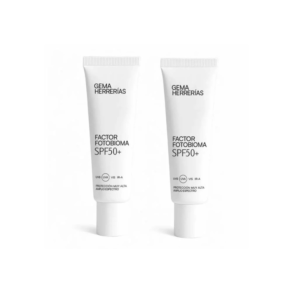 Gema Herrerías Factor Fotobioma Spf50+ 2x50ml