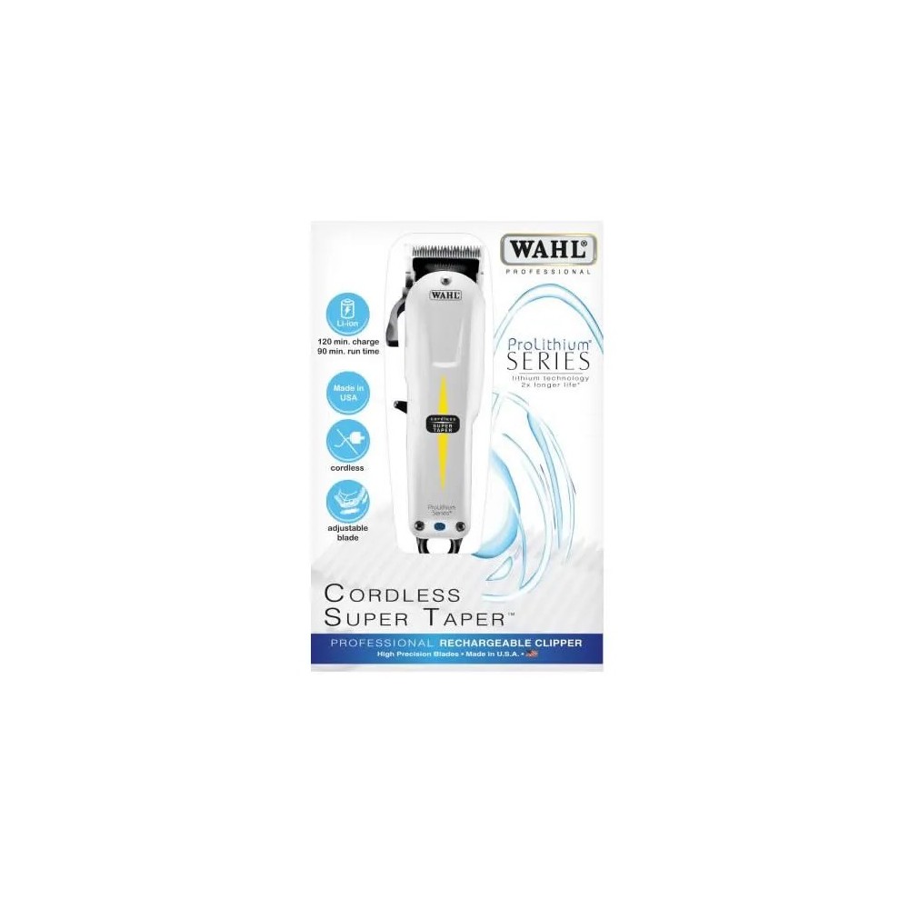 Wahl Super Taper Powerful Heavy Duty Cordless Clipper