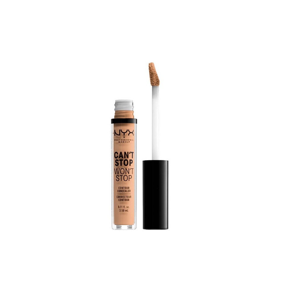 Nyx Can´t Stop Won´t Stop Pilnai dengiantis kontūro maskuoklis Medium Olive 3,5ml