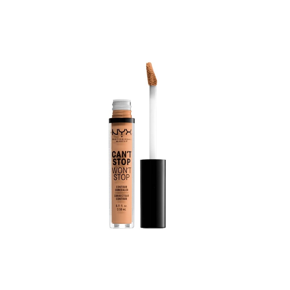 Nyx Can´t Stop Won´t Stop Pilnai dengiantis kontūro maskuoklis Soft Beige 3,5ml