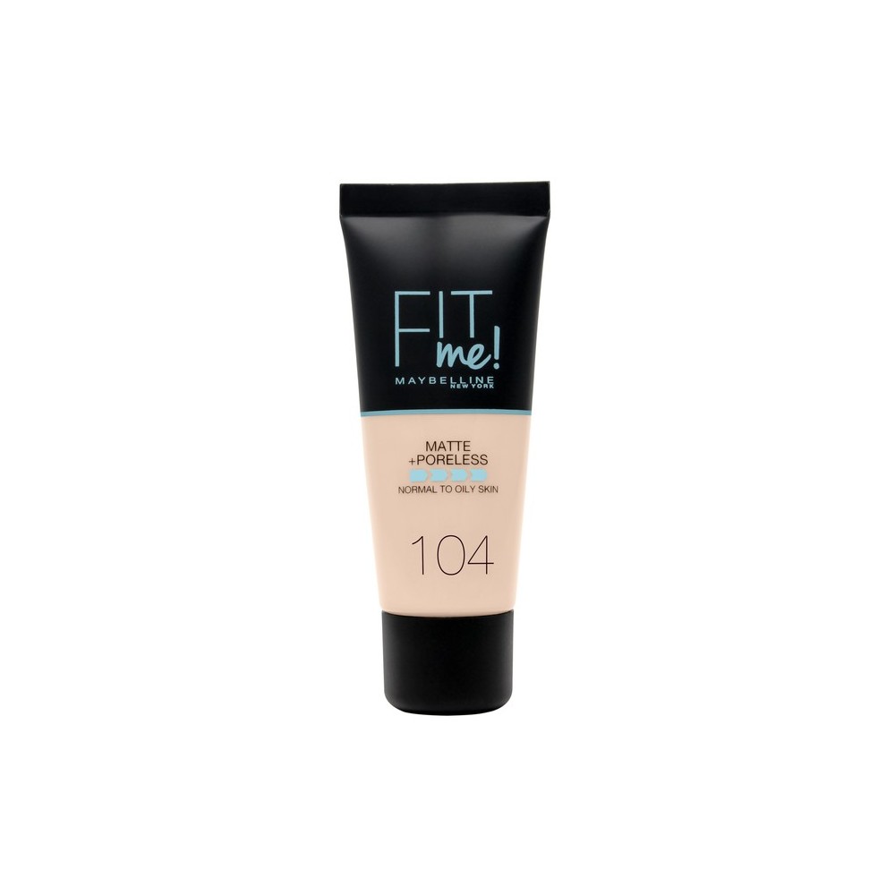 Maybelline Fit Me matinis makiažo pagrindas be porų 104 Soft Ivory 30ml