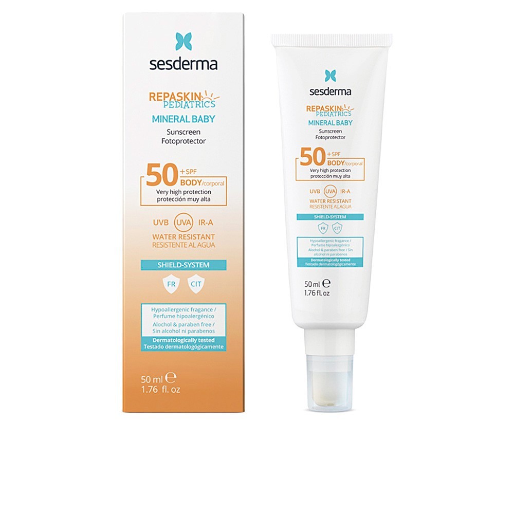 Sesderma Repaskin Pediatric Mineral Baby Spf 50 apsauginis kremas nuo saulės vaikams 50ml