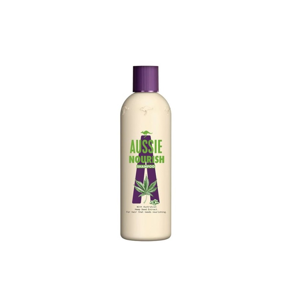 "Aussie Hair Nourish Hemp Shampoo" kanapių šampūnas 300ml