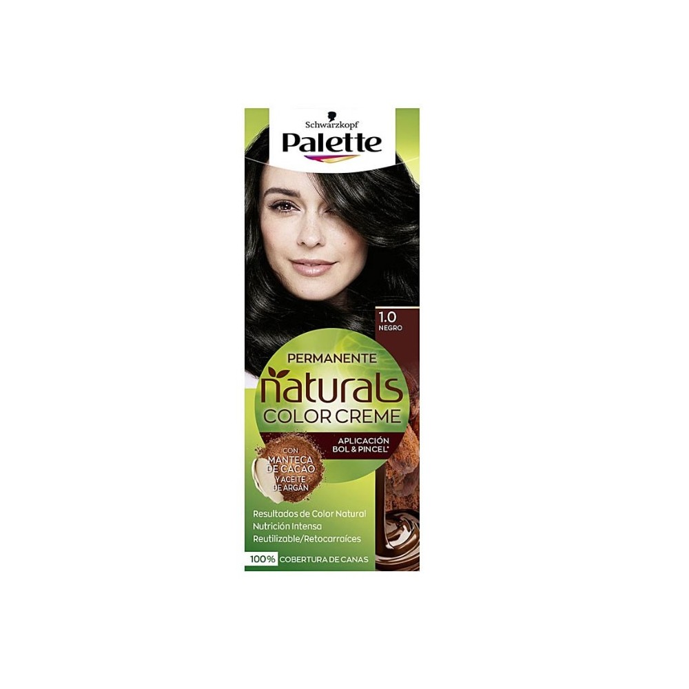 Schwarzkopf Palette Naturals Color Creme 1.0 Black - plaukų dažai