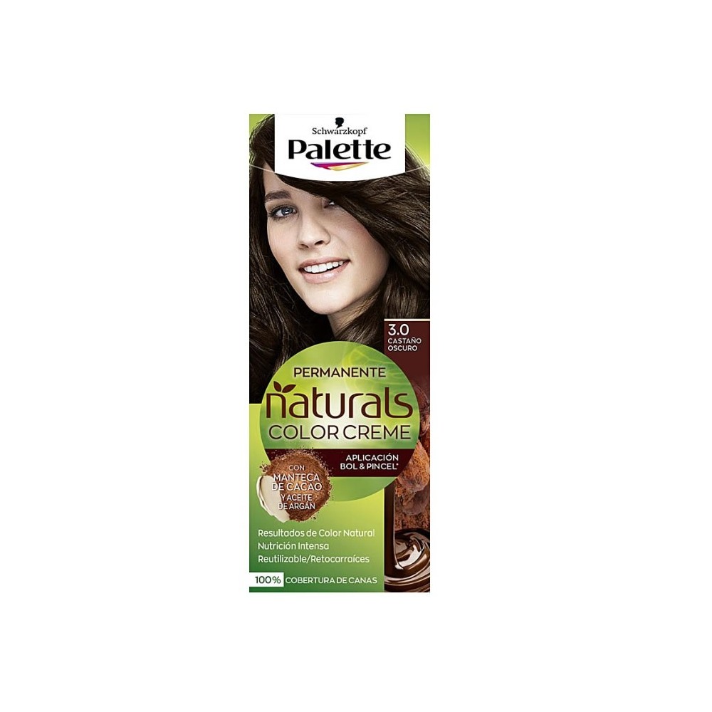 Schwarzkopf Palette Naturals Color Creme 3.0 Dark Chestnut