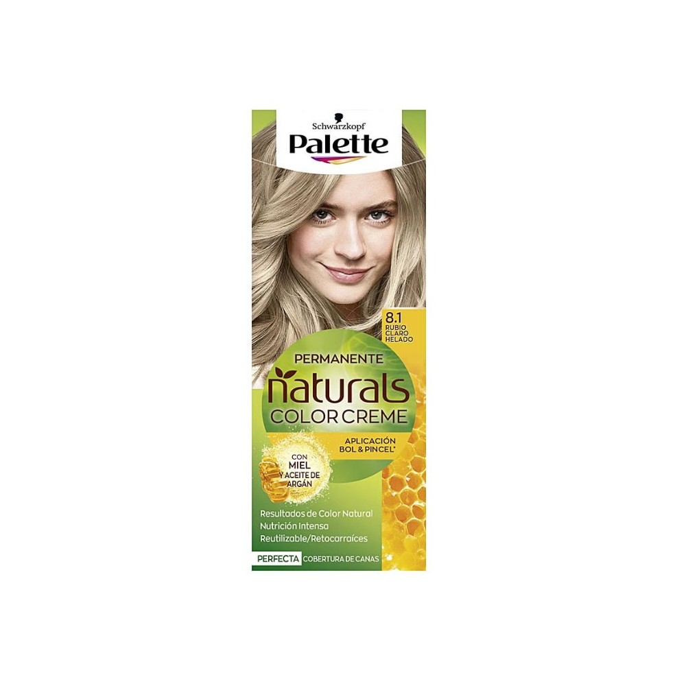 Schwarzkopf Palette Naturals Color Creme 8.1 Matinė šviesiai šviesi blondinė - plaukų dažai