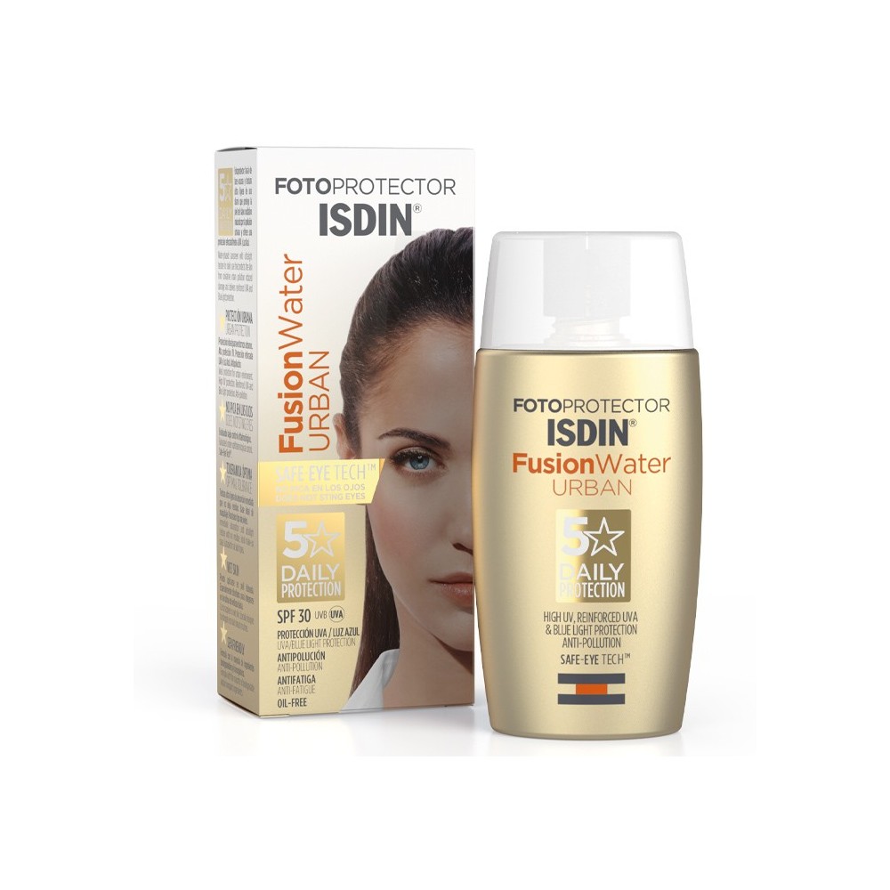 "Isdin Fusion Water Urban Spf 30" Fotoapsauga nuo salės spindulių 50ml