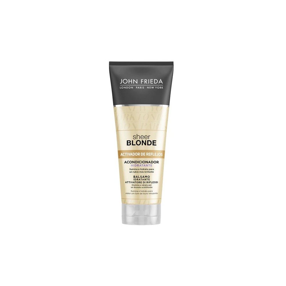 Kondicionierius "John Frieda Sheer Blonde Highlight Activating Brightening Conditioen Lighter Blondes" 250ml