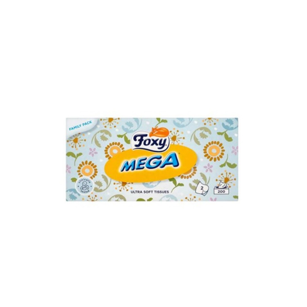 Foxy Mega Tissues 200 Units