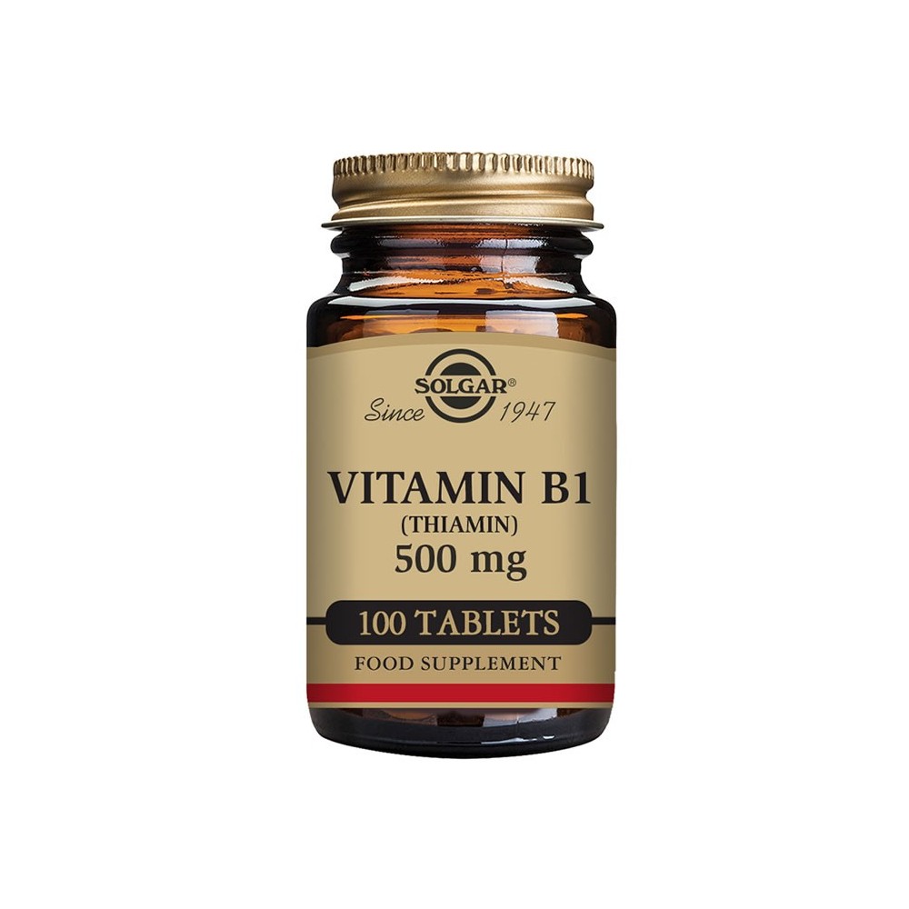 Solgar Vitaminas B1 500mg 100 kapsulių