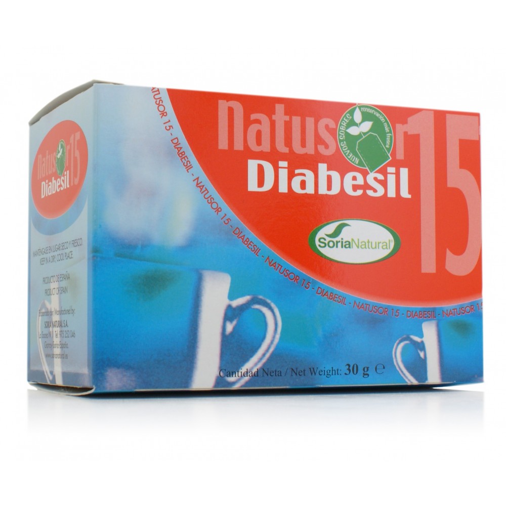 Soria Natusor 15 Diabesil 20 vnt
