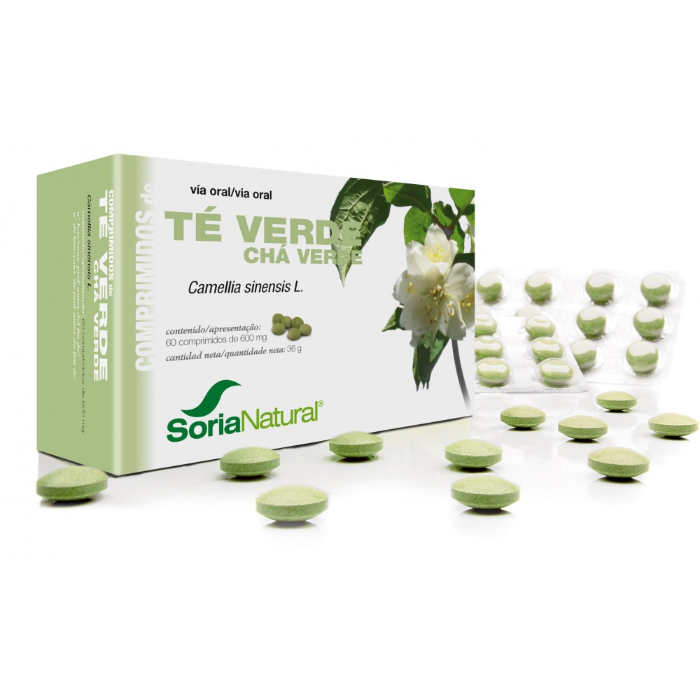 Soria Žalioji arbata 60 vnt  600 Mg