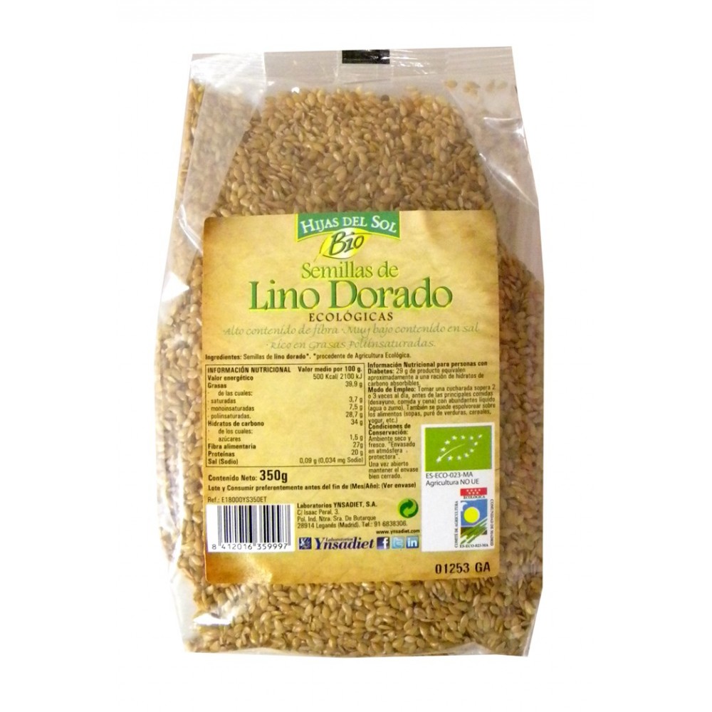Ynsadiet auksinės linų sėklos 350g
